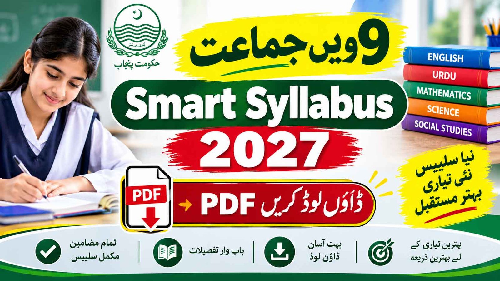 9th Class Smart Syllabus 2027